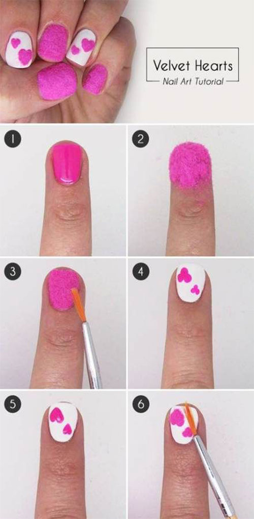 Step-By-Step-Valentine’s-Day-Nail-Art-Tutorials-For-Learners-2020-6