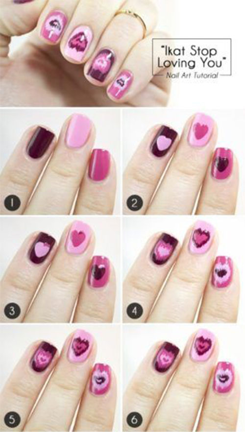 Step-By-Step-Valentine’s-Day-Nail-Art-Tutorials-For-Learners-2020-9
