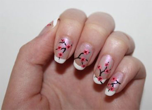 Cherry-Blossom-Spring-Nails-Art-Designs-Ideas-2020-19