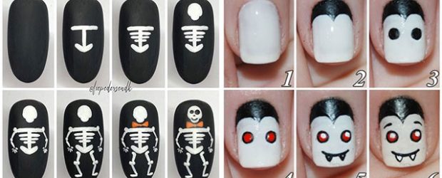 Step-By-Step-Halloween-Nail-Art-Tutorials-For-Beginners-2020-F