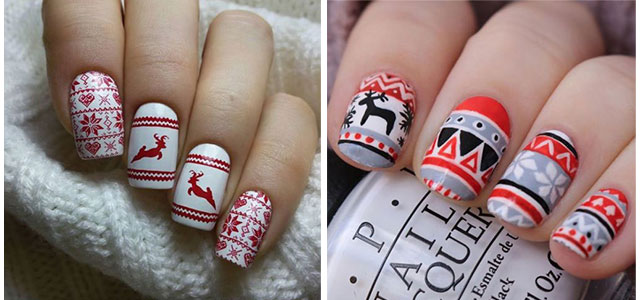 Ugly-Christmas-Sweater-Nail-Art-Designs-2020-December-Nails-F