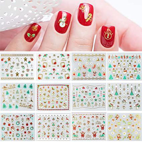 Christmas-Nail-Art-Stickers-Decals-2020-5