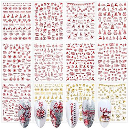 Christmas-Nail-Art-Stickers-Decals-2020-6