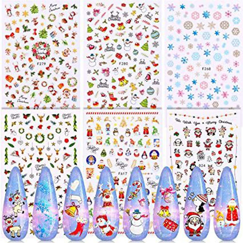 Christmas-Nail-Art-Stickers-Decals-2020-7