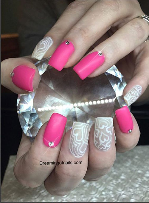 Pink-Valentine’s-Day-Nail-Designs-2021-Vday-Nails-11