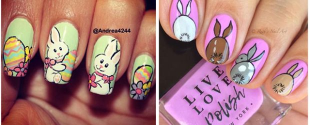 Cute-Easy-Easter-Bunny-Nails-Art-Designs-2021-F