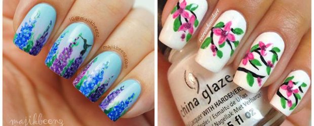 Best-Spring-Floral-Nails-Art-Ideas-2021-March-Spring-Nails-F