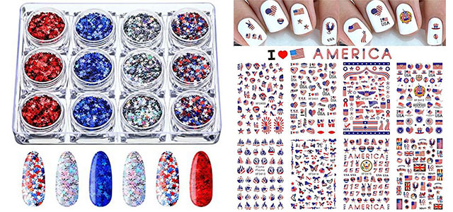 4th-of-July-Nail-Art-Stickers-Decals-2021-F