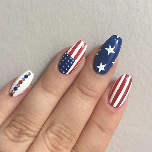 American-Flag-Nail-Art-Ideas-2021-Patriotic-Nails-14