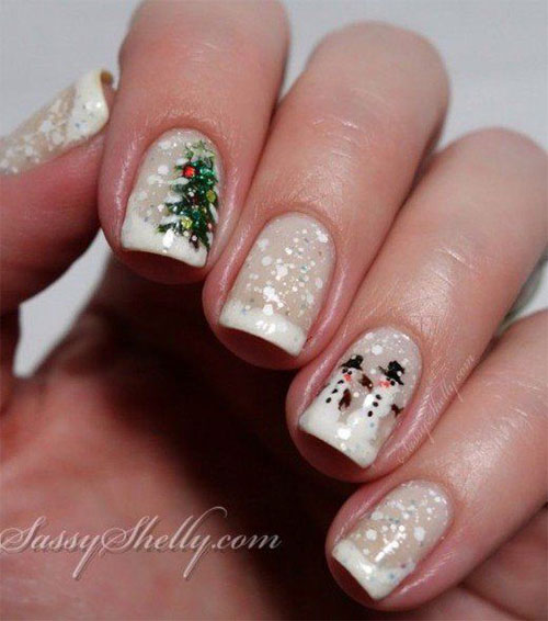 Easy-Simple-Christmas-Nail-Art-Ideas-2021-December-Nails-2