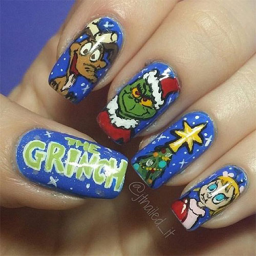 Grinch-Nail-Art-Ideas-2021-Christmas-Nail-Art-6
