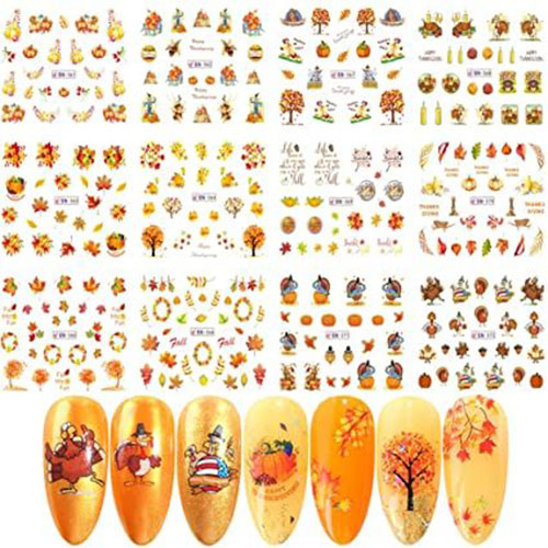 Thanksgiving-Nail-Art-Decals-Stickers-2021-7