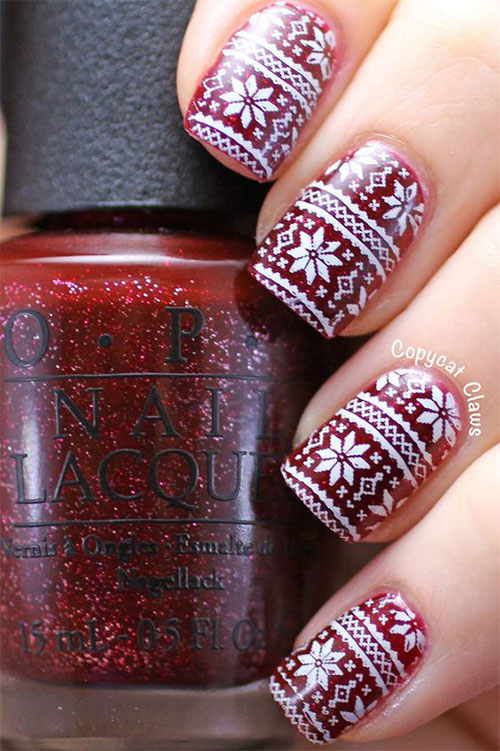 Ugly-Christmas-Sweater-Nail-Art-Is-A-New-Worth-Trying-Trend-2021-7