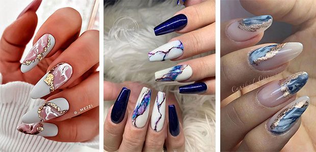 Marble Nail Art Ideas To Make You Look Stylish