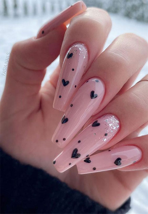 Pink-Valentine’s-Day-Nails-With-A-Heart-Designs-2022-13