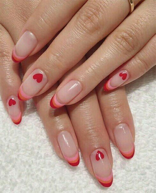 Pink-Valentine’s-Day-Nails-With-A-Heart-Designs-2022-2