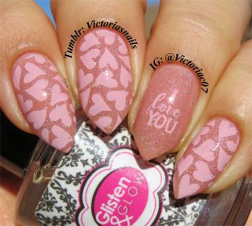 Pink-Valentine’s-Day-Nails-With-A-Heart-Designs-2022-3