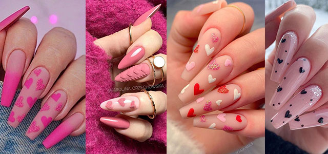 Pink-Valentine’s-Day-Nails-With-A-Heart-Designs-2022-F