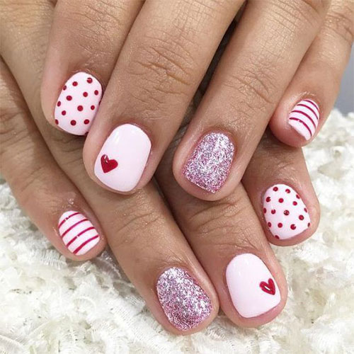 Simple-Easy-Valentine’s-Day-Nail-Art-Ideas-You-Can-Do-At-Home-12
