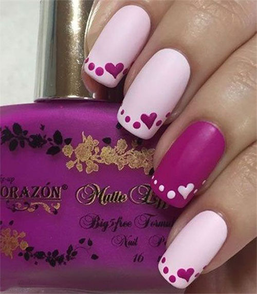 Simple-Easy-Valentine’s-Day-Nail-Art-Ideas-You-Can-Do-At-Home-13