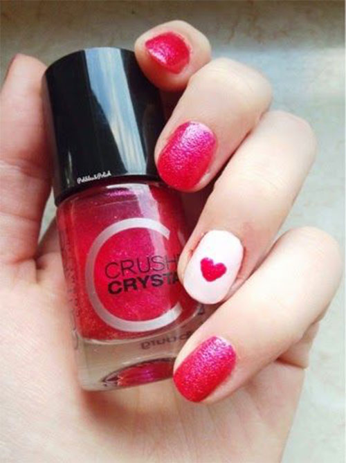 Simple-Easy-Valentine’s-Day-Nail-Art-Ideas-You-Can-Do-At-Home-3