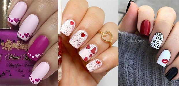 Simple & Easy Valentine’s Day Nail Art Ideas You Can Do At Home