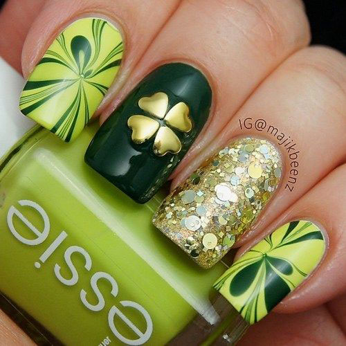 St-Patrick’s-Day-Nail-Art-Ideas-You-Will-Love-7