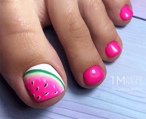 2-Simple-Summer-Toe-Nail-Art-Ideas-To-Try-Right-Now-1