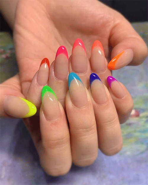 The-12-Best-Rainbow-French-Tip-Nail-Art-Ideas-6