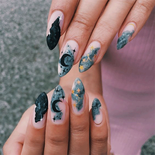 15 Spooky Nail Art Designs For Halloween-2