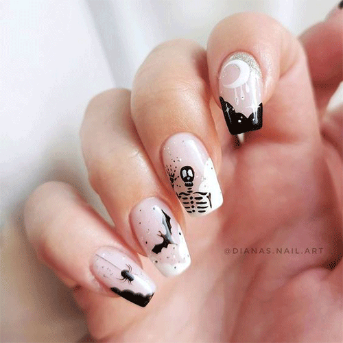 15 Spooky Nail Art Designs For Halloween-3