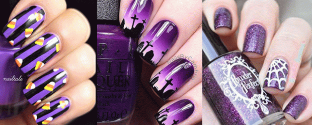 Purple-Halloween-Nails-For-2022-F