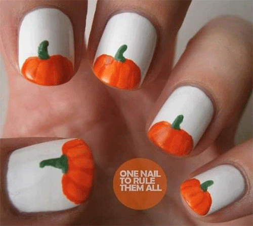 Top-15-Amazing-Halloween-Pumpkin-Nail-Art-Ideas-3