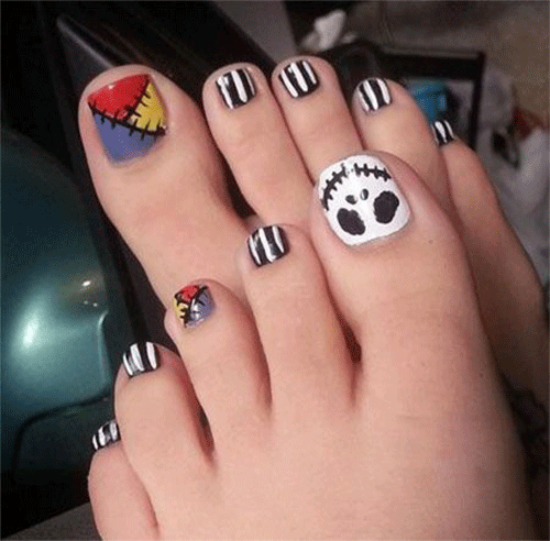 Halloween-Toe-Nails-2022-(Cute-And-Easy)-12