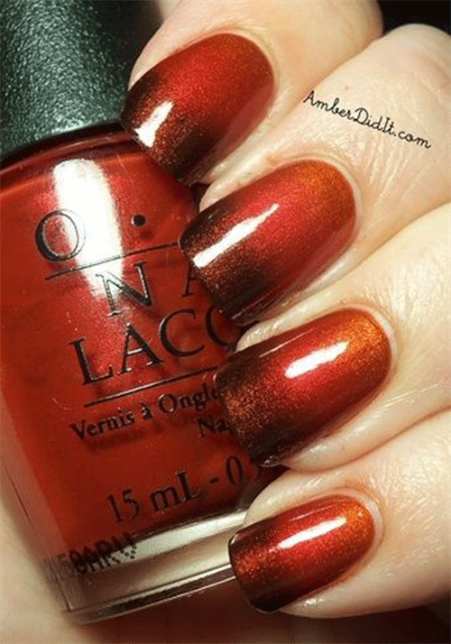 Change-Your-Nails-With-An-Autumn-Ombre-4