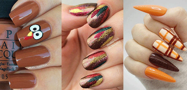 12 Cute Thanksgiving Acrylic Nail Art Designs To Try Now