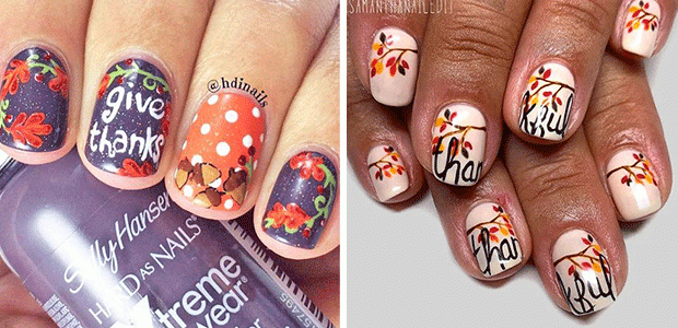 Amazing Thanksgiving Nail Art Ideas For This Fall