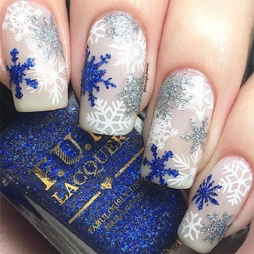 Unique-Snowflake-Nail-Art-Designs-For-The-Winter-Season-6