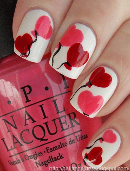 Cutest-Pink-Valentines-Day-Nail-Art-Ever-12