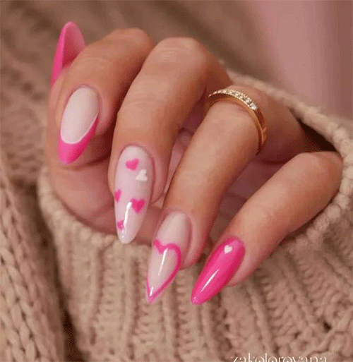 Cutest-Pink-Valentines-Day-Nail-Art-Ever-14