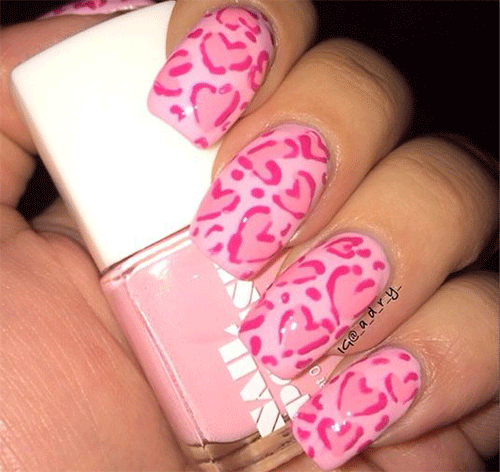 Cutest-Pink-Valentines-Day-Nail-Art-Ever-6