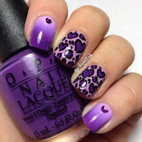 Purple-Nails-For-Love-Valentines-Day-Nail-Art-Designs-2023-1