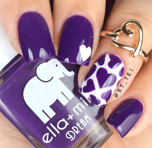 Purple-Nails-For-Love-Valentines-Day-Nail-Art-Designs-2023-6
