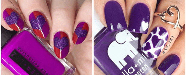 Purple-Nails-For-Love-Valentines-Day-Nail-Art-Designs-2023-F
