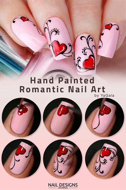 Easy-Valentines-Day-Nail-Art-Tutorials-2023-10