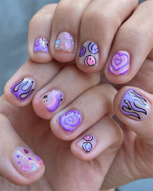 The-Top-Mismatched-Nail-Art-Designs-To-Try-In-2023-5