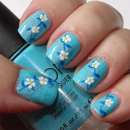 Bring-The-Garden-To-Your-Fingertips-Summer-Flower-Nail-Art-5