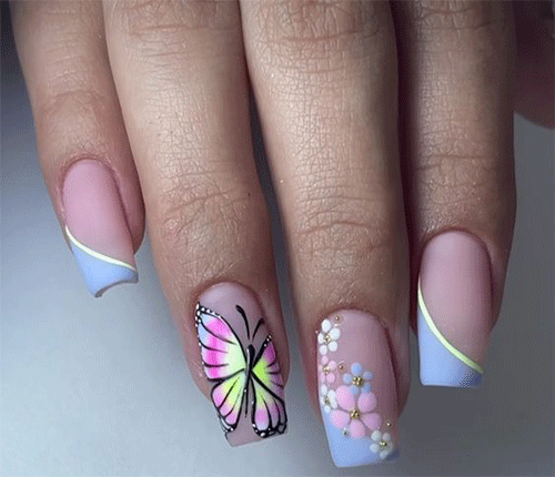 Stunning-Butterfly-Nail-Art-Designs-For-Summer-2023-9