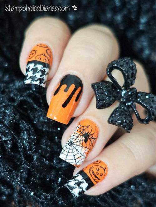 Spooky-Spider-Web-Nails-For-Halloween-2023-7