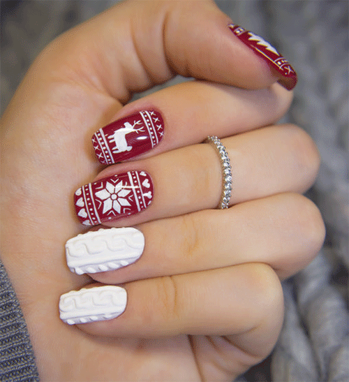 Christmas-Sweater-Nail-Art-Ideas-For-A-Warm-Look-14